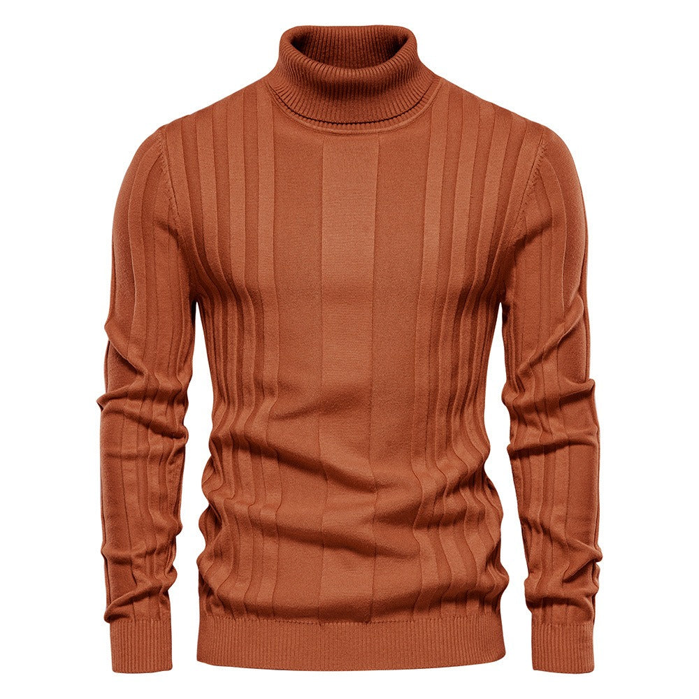 Men's Soft Knit Turtleneck Pullover