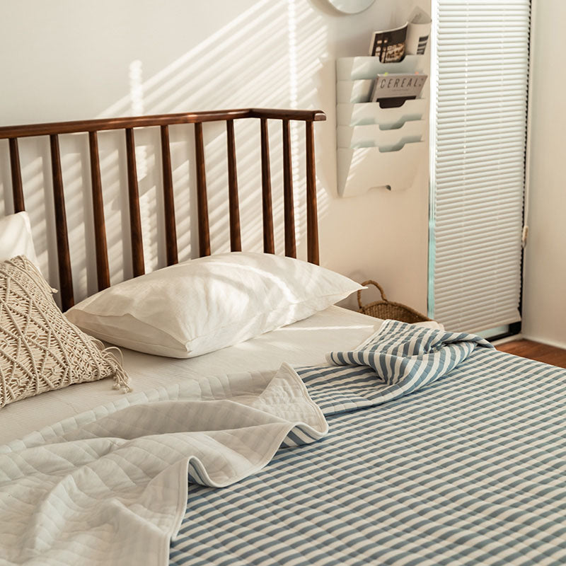 Cotton Striped Quilt
