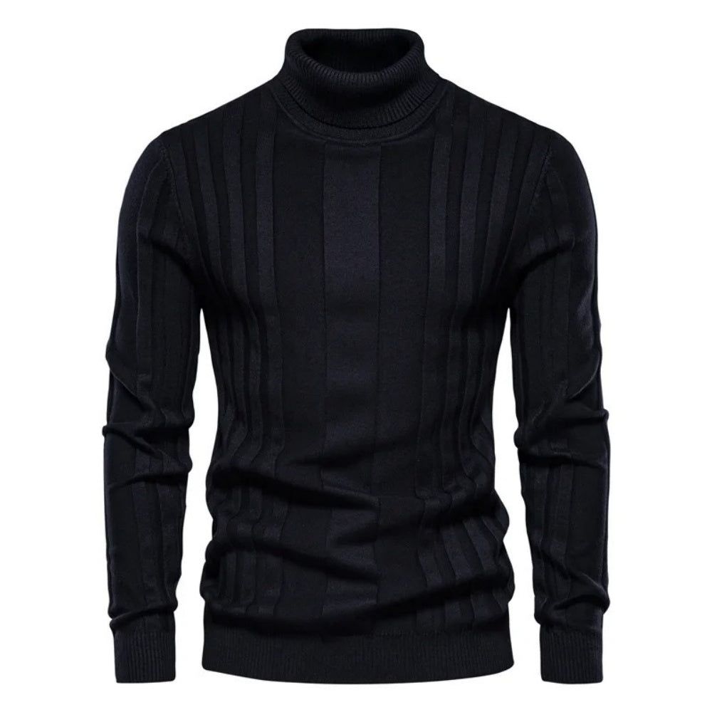 Men's Soft Knit Turtleneck Pullover