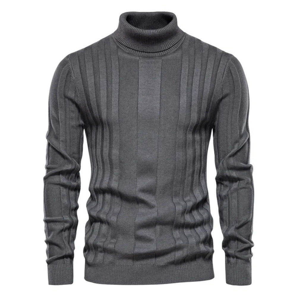 Men's Soft Knit Turtleneck Pullover