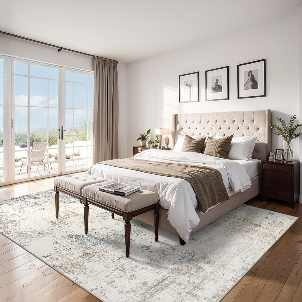 Abstract Multi-Color Area Rug